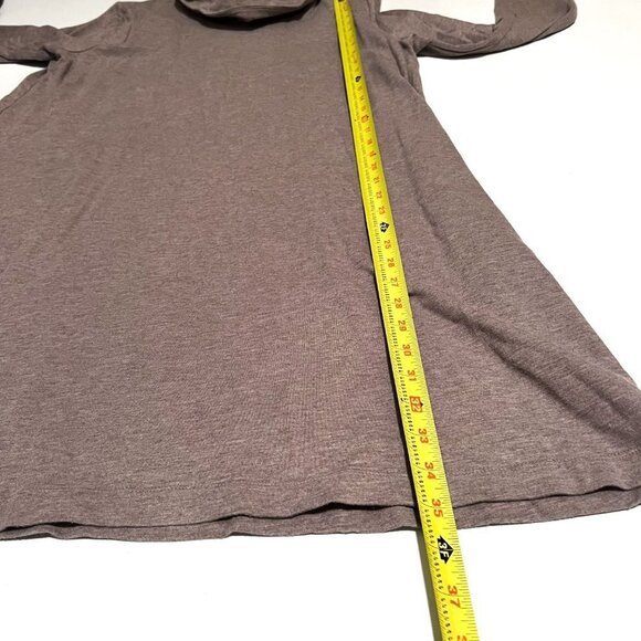 Pure J Jill Dress Cowl Neck Soft Cocoa Long Sleeve Pockets Size Large Tall - Picture 11 of 13